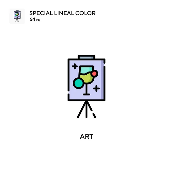 Art Special Lineares Farbsymbol Illustration Symbol Design Vorlage Für Web — Stockvektor