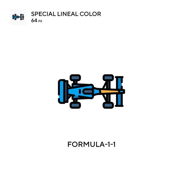 Formuła Specjalna Ikona Koloru Liniowego Wzór Symbolu Ilustracji Dla Mobilnego — Wektor stockowy