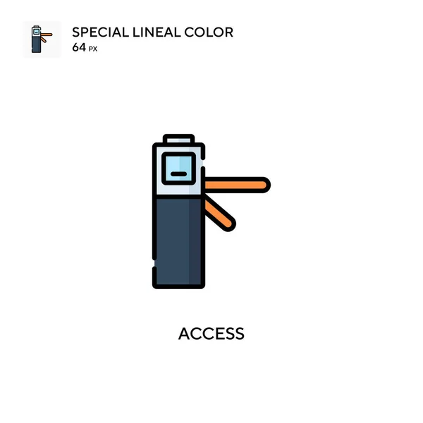 Access Special Lineal Color Icon Illustration Symbol Design Template Web — Stock Vector