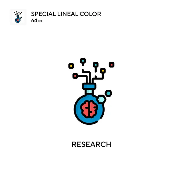 Research Special lineal color icon. Illustration symbol design template for web mobile UI element. Perfect color modern pictogram on editable stroke.