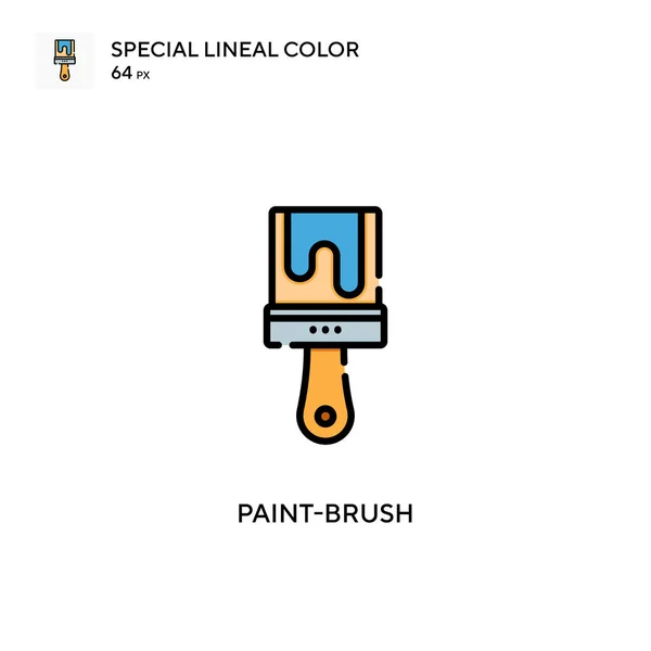 Pinsel Spezielles Lineares Farbsymbol Illustration Symbol Design Vorlage Für Web — Stockvektor