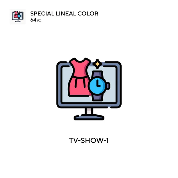 Show Icône Spéciale Couleur Linéaire Modèle Conception Symbole Illustration Pour — Image vectorielle