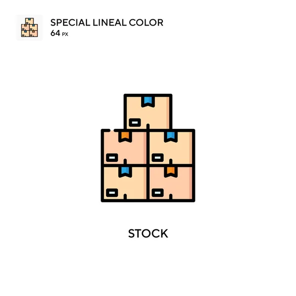 Stock Icono Especial Color Lineal Plantilla Diseño Símbolo Ilustración Para — Vector de stock