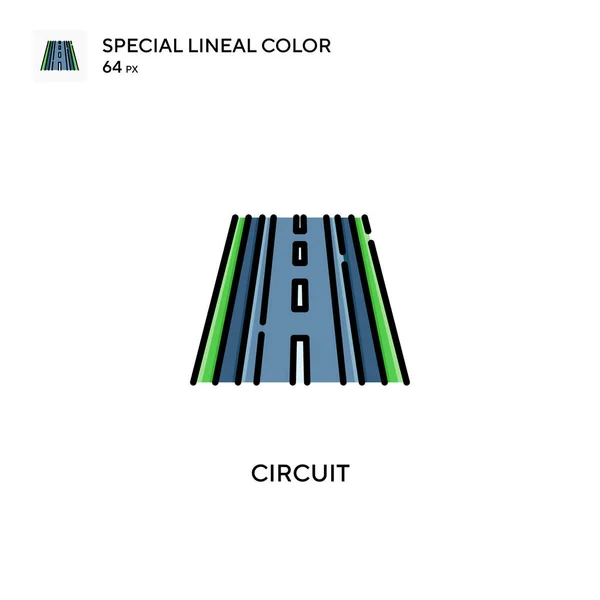 Schaltung Spezielles Lineares Farbsymbol Illustration Symbol Design Vorlage Für Web — Stockvektor
