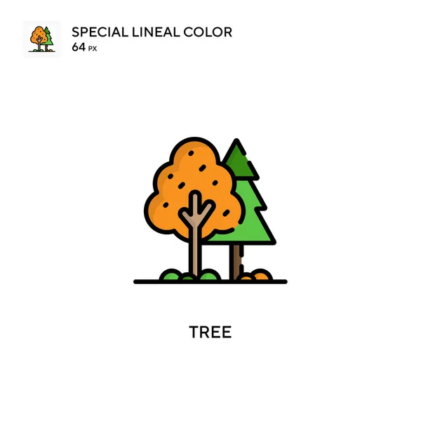 Baum Spezielles Lineares Farbsymbol Illustration Symbol Design Vorlage Für Web — Stockvektor