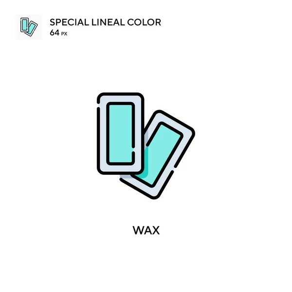Wax Special Lineal Color Icon Illustration Symbol Design Template Web — Stock Vector