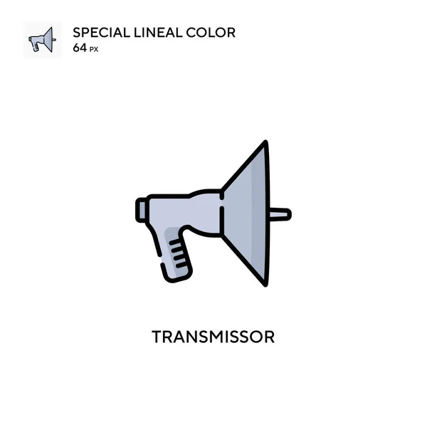 Transmisor Specjalna Ikona Koloru Linii Wzór Symbolu Ilustracji Dla Mobilnego — Wektor stockowy