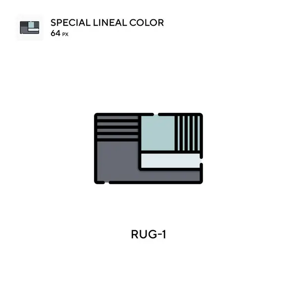 Teppich Spezielles Lineares Farbsymbol Illustration Symbol Design Vorlage Für Web — Stockvektor