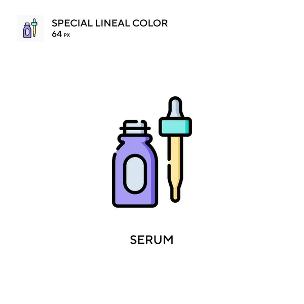Serum Spezielles Lineares Farbsymbol Illustration Symbol Design Vorlage Für Web — Stockvektor