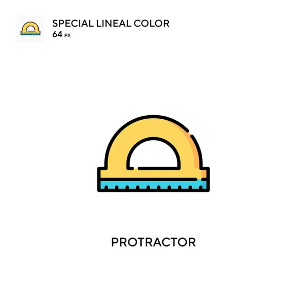 Winkelmesser Spezielles Lineares Farbsymbol Illustration Symbol Design Vorlage Für Web — Stockvektor