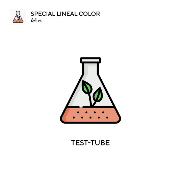 Testbuis Speciale Lijnkleur Icoon Illustratie Symbool Ontwerp Sjabloon Voor Web — Stockvector