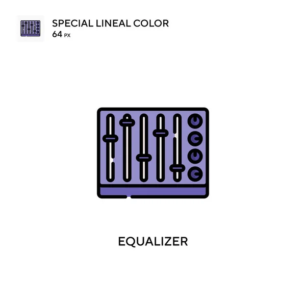 Equalizer Spezielles Lineares Farbsymbol Illustration Symbol Design Vorlage Für Web — Stockvektor