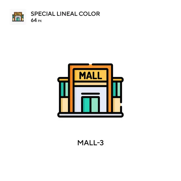 Mall Spezielles Lineares Farbsymbol Illustration Symbol Design Vorlage Für Web — Stockvektor