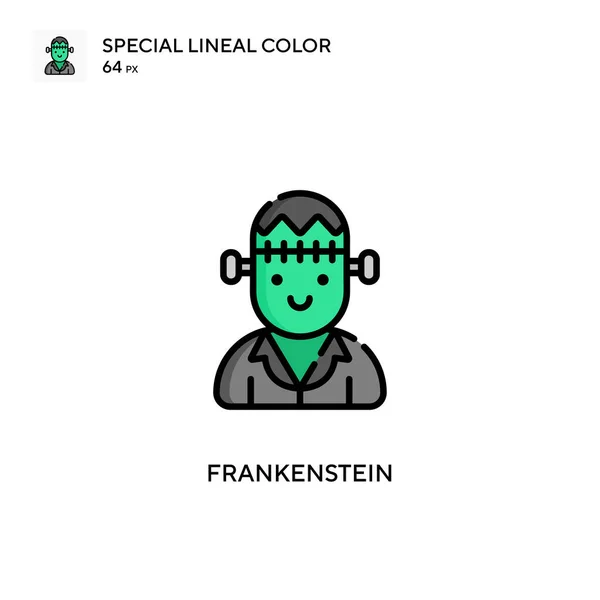 Frankenstein Különleges Lineáris Szín Ikon Illusztráció Szimbólum Design Sablon Web — Stock Vector