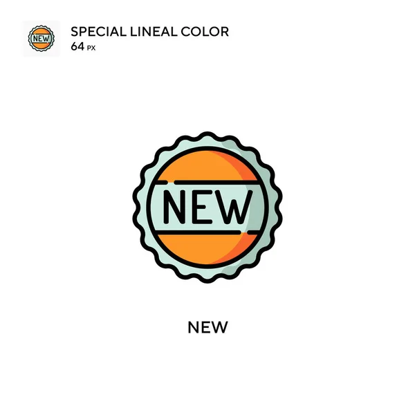 Nieuw Speciaal Lijnkleur Icoon Illustratie Symbool Ontwerp Sjabloon Voor Web — Stockvector