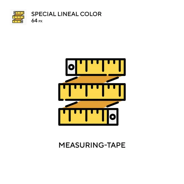 Maßband Spezielles Lineares Farbsymbol Illustration Symbol Design Vorlage Für Web — Stockvektor