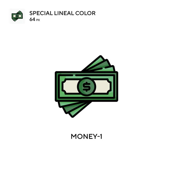 Money Speciale Icona Colori Lineari Illustrazione Modello Design Simbolo Elemento — Vettoriale Stock