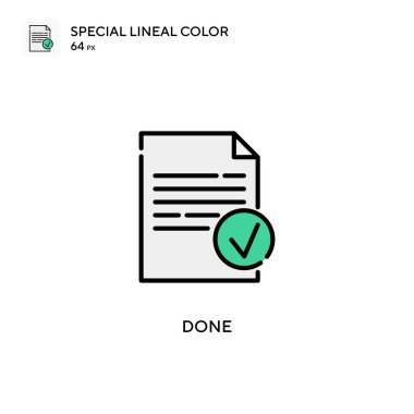 Özel doğrusal renk simgesi yaptım. Web mobil UI ögesi için resimleme sembolü tasarım şablonu. Düzenlenebilir vuruş üzerine mükemmel renk modern pictogram.