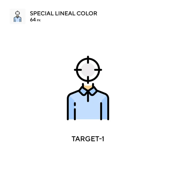 Mål Speciell Linjal Färg Ikon Illustration Symbol Design Mall För — Stock vektor