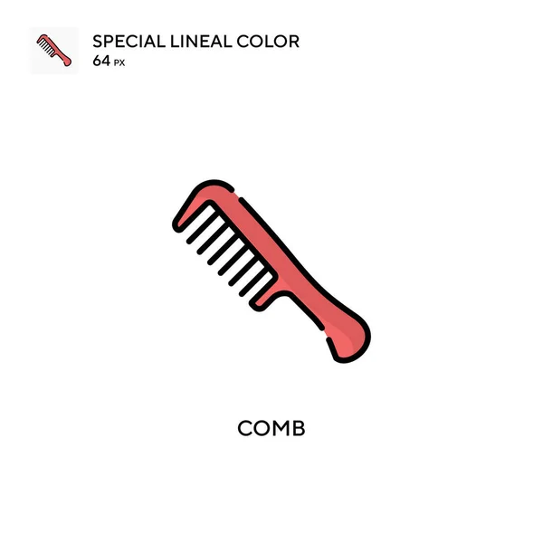 Εικόνα Χρώματος Ειδικής Σειράς Comb Εικονογράφηση Πρότυπο Σχεδιασμού Συμβόλων Για — Διανυσματικό Αρχείο