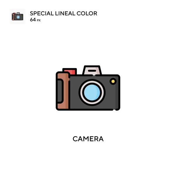 Camera Speciale Lijnkleur Pictogram Illustratie Symbool Ontwerp Sjabloon Voor Web — Stockvector