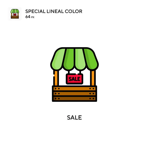 Venta Especial Icono Color Lineal Plantilla Diseño Símbolo Ilustración Para — Vector de stock