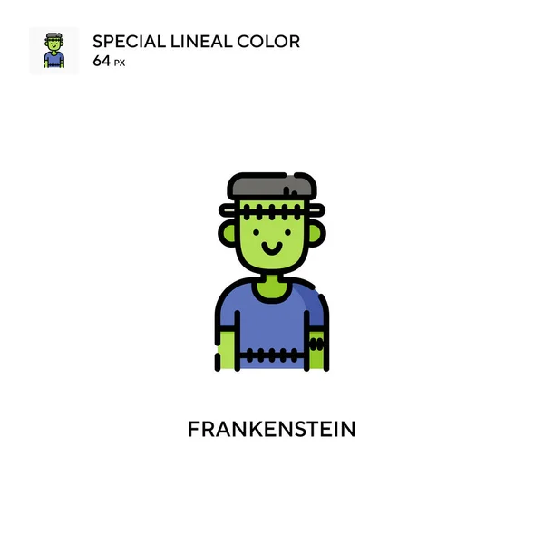 Frankenstein Különleges Lineáris Szín Ikon Illusztráció Szimbólum Design Sablon Web — Stock Vector