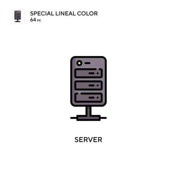 Headset Speciale Lijnkleur Icoon Illustratie Symbool Ontwerp Sjabloon Voor Web — Stockvector