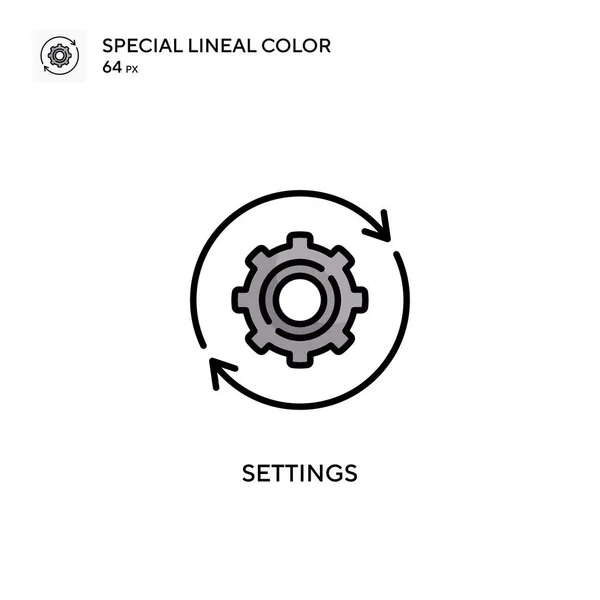 Nieuws Speciale Lijnkleur Icoon Illustratie Symbool Ontwerp Sjabloon Voor Web — Stockvector