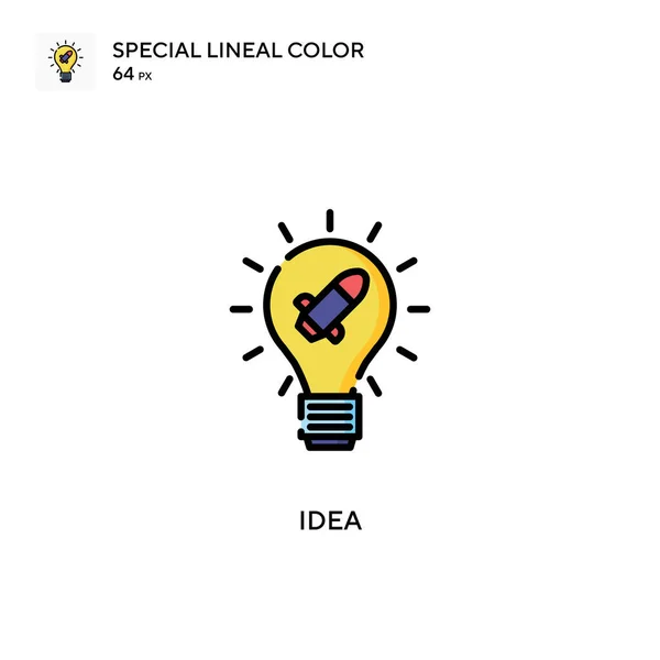 Cóndor Icono Especial Color Lineal Plantilla Diseño Símbolo Ilustración Para — Vector de stock