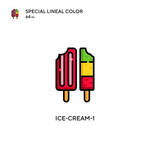 Chat Special Lineal Color Icon 디자인 모바일 요소를 템플릿 스트로크에 — 스톡 벡터