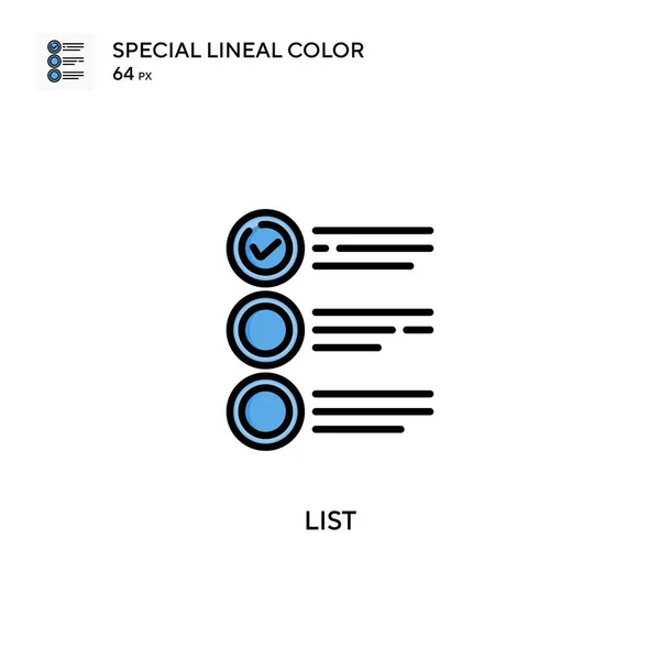 Karte Spezielles Lineares Farbsymbol Illustration Symbol Design Vorlage Für Web — Stockvektor
