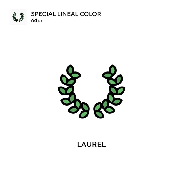 Villa Especial Icono Color Lineal Plantilla Diseño Símbolo Ilustración Para — Vector de stock