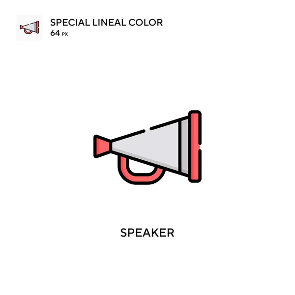 Silla Icono Color Lineal Especial Plantilla Diseño Símbolo Ilustración Para — Vector de stock