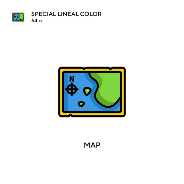 Camión Helados Icono Especial Color Lineal Plantilla Diseño Símbolo Ilustración — Archivo Imágenes Vectoriales