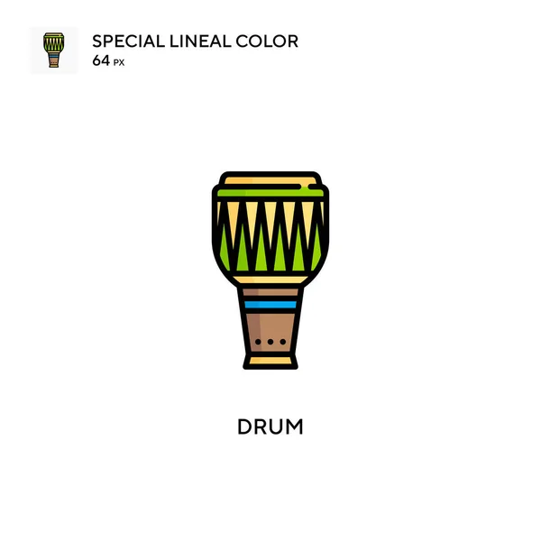 Curriculum Vitae Special Lineal Color Icon 디자인 모바일 요소를 템플릿 — 스톡 벡터