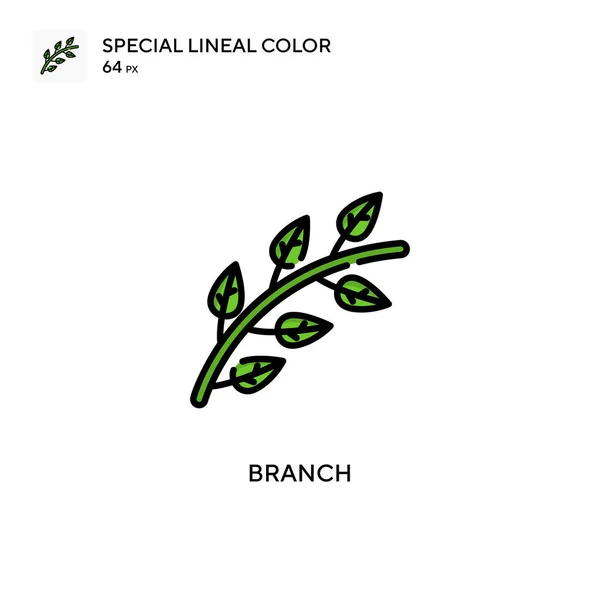 Código Barras Icono Color Lineal Especial Plantilla Diseño Símbolo Ilustración — Archivo Imágenes Vectoriales