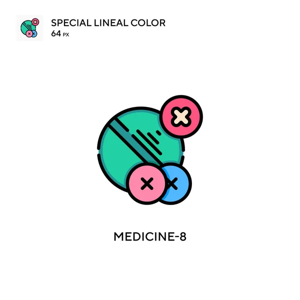 Mitarbeiter Spezielle Lineare Farbsymbole Illustration Symbol Design Vorlage Für Web — Stockvektor