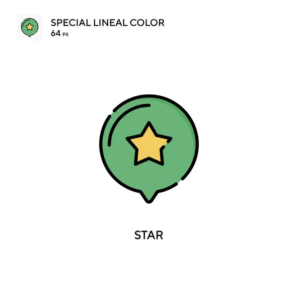 Law Special Lineal Color Icon Šablona Návrhu Symbolu Ilustrace Pro — Stockový vektor