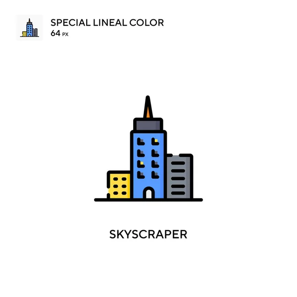 Minería Icono Especial Color Lineal Plantilla Diseño Símbolo Ilustración Para — Vector de stock