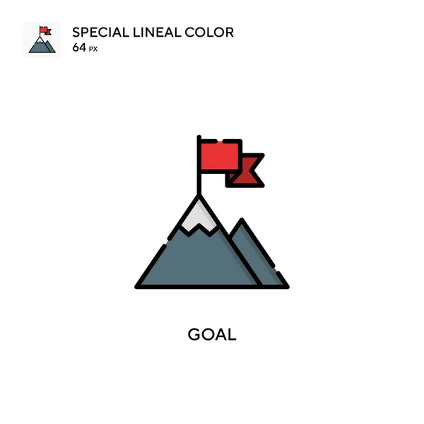 Crane Speciální Lineární Barevná Ikona Šablona Návrhu Symbolu Ilustrace Pro — Stockový vektor