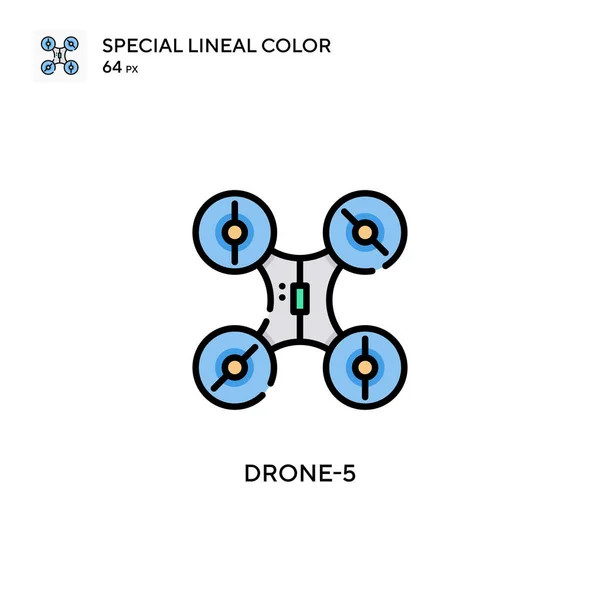 Antenne Icône Spéciale Couleur Linéaire Modèle Conception Symbole Illustration Pour — Image vectorielle