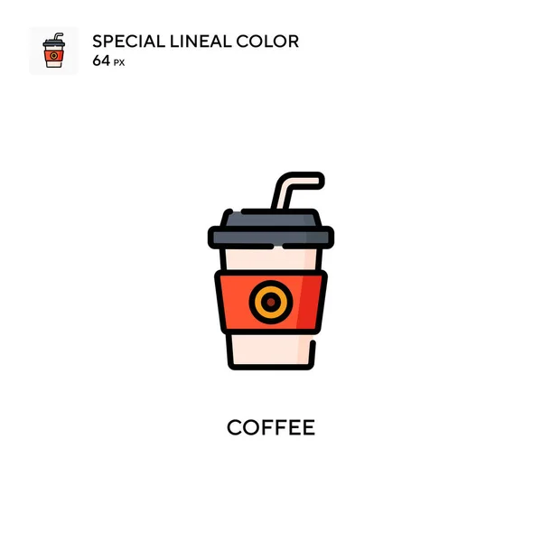 Test Tube Icono Especial Color Lineal Plantilla Diseño Símbolo Ilustración — Vector de stock