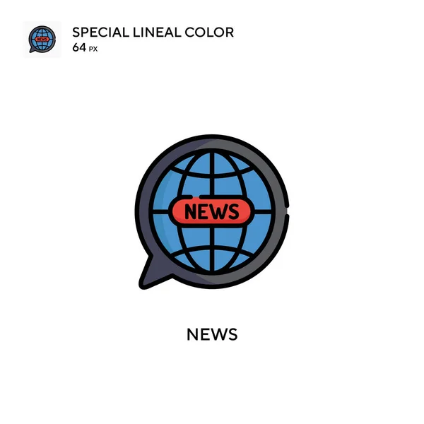 Copiar Icono Color Lineal Especial Plantilla Diseño Símbolo Ilustración Para — Vector de stock