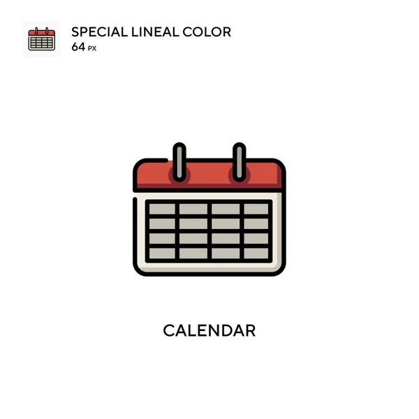 Notebook Speciale Icona Colori Lineari Illustrazione Modello Design Simbolo Elemento — Vettoriale Stock