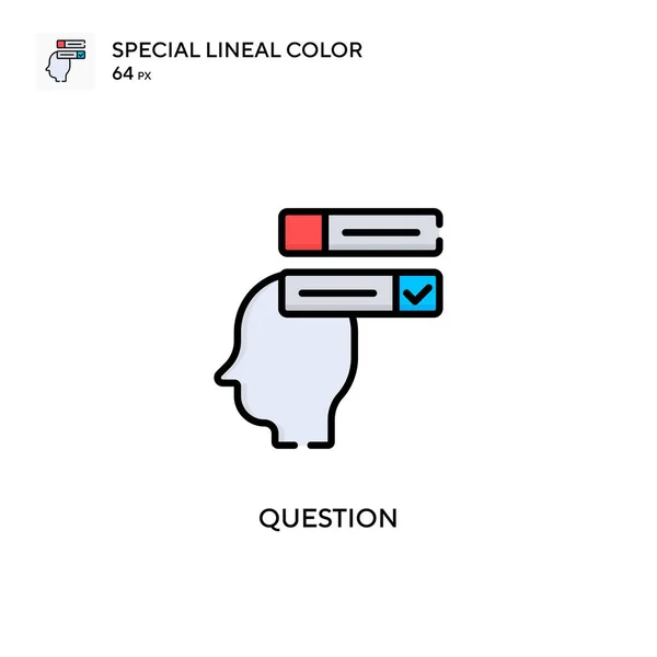 Cutlery Special Lineal Color Icon 입니다 디자인 모바일 요소를 템플릿 — 스톡 벡터