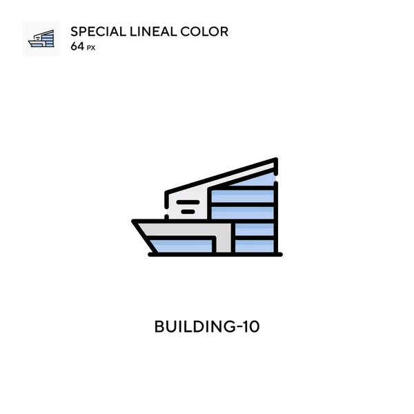 Sprout Icono Especial Color Lineal Plantilla Diseño Símbolo Ilustración Para — Vector de stock