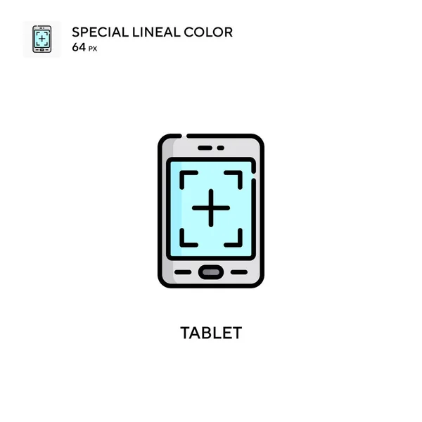 Glass Speciell Linjal Färgikon Illustration Symbol Design Mall För Webb — Stock vektor