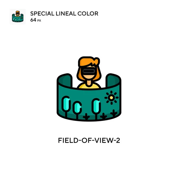 Video Conference Special Lineal Color Icon Illustration Symbol Design Template — Stock Vector