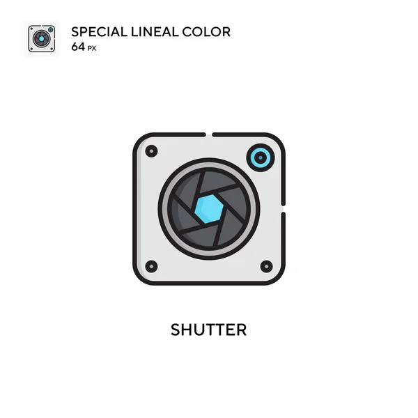 Bitcoin Spezielles Lineares Farbsymbol Illustration Symbol Design Vorlage Für Web — Stockvektor